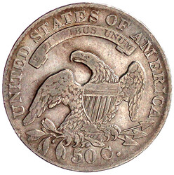 50 Cents 1833. sehr schön
