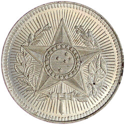 Weißmetall-Werbetoken o.J. A. Espingarda Ingleza, Rio de Janeiro. 35 ...