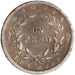 Peso 1856. schön/sehr schön