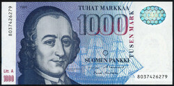 Suomen Pankki, 1000 Markkaa 1986 (1991). I / I-