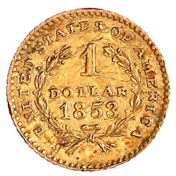 Dollar 1853, Philadelphia. Liberty Head. 1,56 g. 900/1000. ...