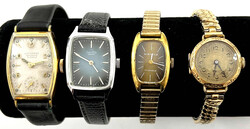 7 Stück: Double-Herrensavonette ELGIN, 4 Armbanduhren (u.a. eine ...