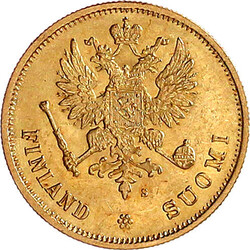 10 Markkaa 1878. 3,23 g. 900/1000. vorzüglich/Stempelglanz, min. ...