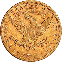 10 Dollars 1899 S, San Francisco. Coronet Head. 16,72 g. 900/1000. ...