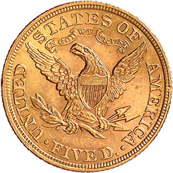 5 Dollars 1900, Philadelphia. Coronet Head. 8,36 g. 900/1000. ...