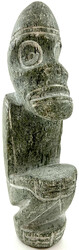 Hockende "Zemi"-Skulptur, Taino-Kultur auf den Großen Antillen um ...