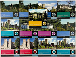 13 X 5 Euro Niob Silbermünzen Serie „Burgen und Schlösser ...