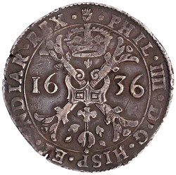 Patagon 1636, Antwerpen. 27,72 g.  gutes sehr schön, min. Kratzer ...