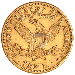 10 Dollars 1907 Denver. Coronet Head. 16,72 g. 900/1000. vorzüglich, ...