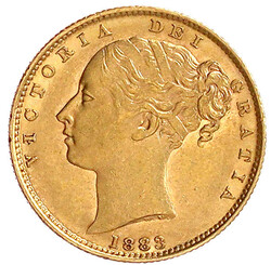 Sovereign 1883 S, Sydney. Wappen. 7,99 g. 917/1000. vorzüglich
