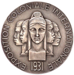 Französische Silbermedaille 1931 von Raoul Bénard (bei Edition ...