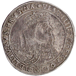 Taler 1640 GG, Bromberg. 28,44 g.sehr schön, Druckstelle, selten