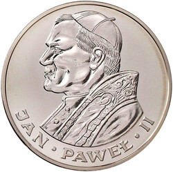 2 Stück: 100 und 200 Zlotych Silber 1986 Johannes Paul II. Auflagen ...