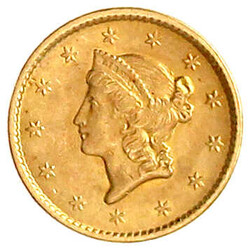 Dollar 1851, Philadelphia. Liberty Head. 1,66 g. 900/1000. sehr ...