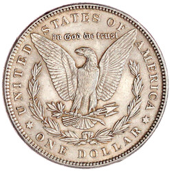 Morgandollar 1886, Philadelphia. fast vorzüglich