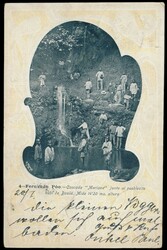 2 x Stempel Deutsche Seepost Linie Hamburg -Westafrika XX 28.1.05, ...