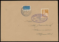 Bahnpost-Notstempel Seesen - Hildesheim Zug ... Tag ... auf ...