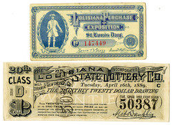 880.20: Papier, Ephemera - Lotterie Lose