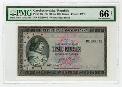 110.500: Banknoten - Tschechoslowakei
