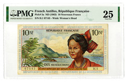110.560.116: Banknoten - Amerika - Französische Antillen (Guyana, Guadeloupe, Martinique)