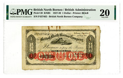 110.570.95: Banknotes – Asia - British North Borneo