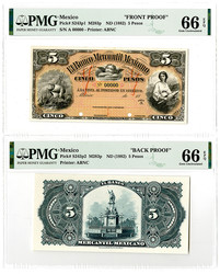 110.560.200: Banknoten - Amerika - Mexiko