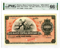 110.560.200: Banknoten - Amerika - Mexiko