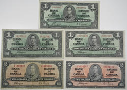 110.560.170: Banknoten - Amerika - Kanada