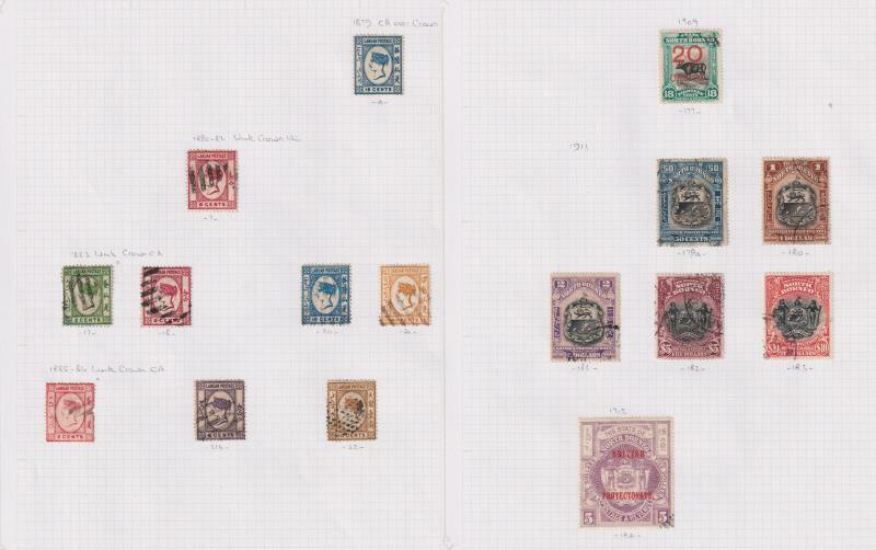 Labuan & North Borneo 1879-1960s mint & used colln. Labuan & North ...