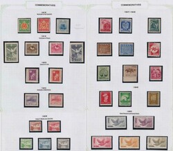 Japan 1876-1993 extensive mint/MUH colln in 2 multi-ring albums. 1) ...