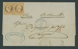 Foreign Post Offices. French Post Office. Shanghai. 1865 (27 Oct.) ...