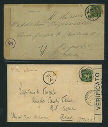 Foreign Post Offices. Italian Post Office. Mail Sent via the Chinese ...