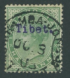 Tibet. British Missions. Typewritten "Tibet": 1903 (3 Oct.) Q.V. ½a. ...