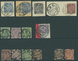 Tibet. Chinese Post Office. A selection of type C2 postmarks on ...