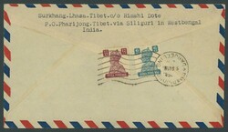 Tibet. Local Issues. 1942-47 (c.) a small group of third issue covers ...