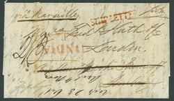 Hong Kong. Postal History. Anglo-French Convention Rate. 1843 (19 ...
