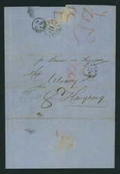 Hong Kong. Postal History. Incoming Mail. Batavia: 1861 (16 Apr.) ...