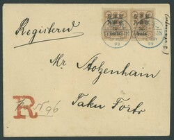 China. 1897 New Currency Surcharges. Small Figures. 1899 (24 May) ...