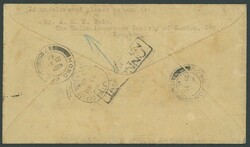 Hong Kong. Covers and Cancellations. 1945 Postage Paid Handstamp. ...