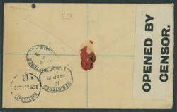 Hong Kong Treaty Ports. Amoy. 1918 (31 July) envelope registered to ...