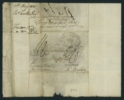 Hong Kong Treaty Ports. Canton. 1805 (1 May) an entire letter to ...