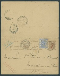Hong Kong Treaty Ports. Hankow. 1901 (23 Aug.) 4c. on 3c. complete ...