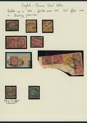 China. 1898-1910 Chinese Imperial Post. Covers. Bilingual Oval ...