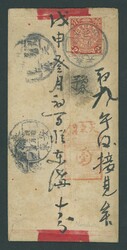 China. 1898-1910 Chinese Imperial Post. Covers. Numbered Daters. ...