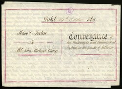 Miscellaneous. Receipt, Old Documents and Ephemeral Items. 1864 The ...