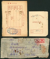 Miscellaneous. Receipt, Old Documents and Edhemeral Items. 1951-1952 ...