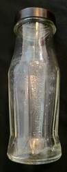 Miscellaneous. Others. 1950s an old glass bottle with original rubber ...