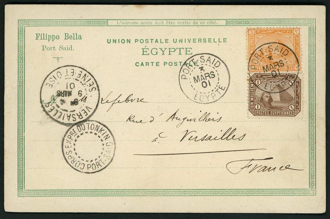 Foreign Countries. Other Countries. 1901 (3 Mar.) Picture Postcard to ...