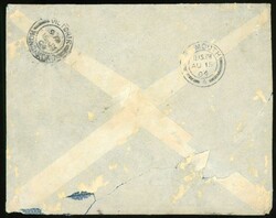Hong Kong. Covers. 1904 (16 Jul) hand painted envelope to England ...