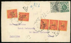 Hong Kong. Covers. 1934 (26 May) envelope to Hanoi,French Indo-China ...